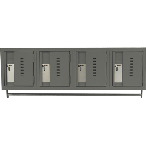 Casiers muraux robustes, Bloc de 4, 18" x 12" x 12", Acier Chandler Sales