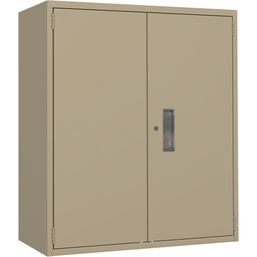 Armoire de rangement Lo-Boy, Acier, 2 Tablettes, 40" h x 36" la x 18" P, Beige Chandler Sales