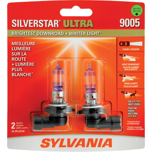 9005 Ampoule de feu avant SilverStar Ultra, Halog&egrave;ne, 65 W, Blanc Chandler Sales