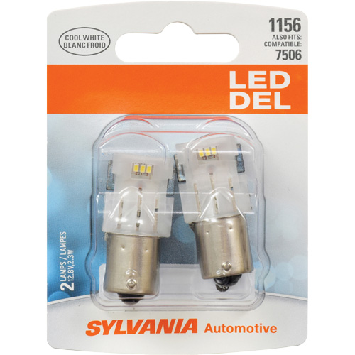 1156 Mini-ampoule automobile, DEL, 12,8 W/2,3 W, Blanc Chandler Sales