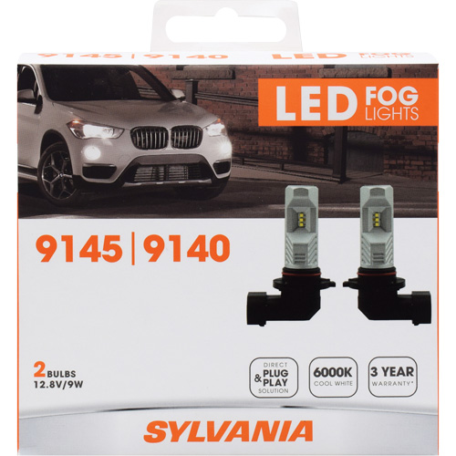 9145 Fog Light Bulb, LED, 65 W, White Chandler Sales