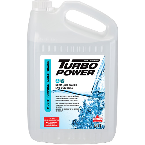 Turbo Power Multi-Purpose Deionized Water, Jug Chandler Sales