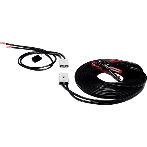 Pinces robustes enti&egrave;rement isol&eacute;es avec adaptateurs de borne lat&eacute;rale, 4 AWG, 500 A, C&acirc;ble 25' Chandler Sales