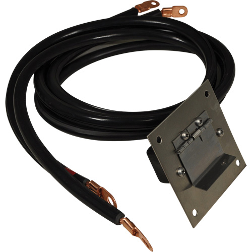 Plug-In Polarized Stainless Steel Socket Panel, 4 AWG, 5' Cable Chandler Sales