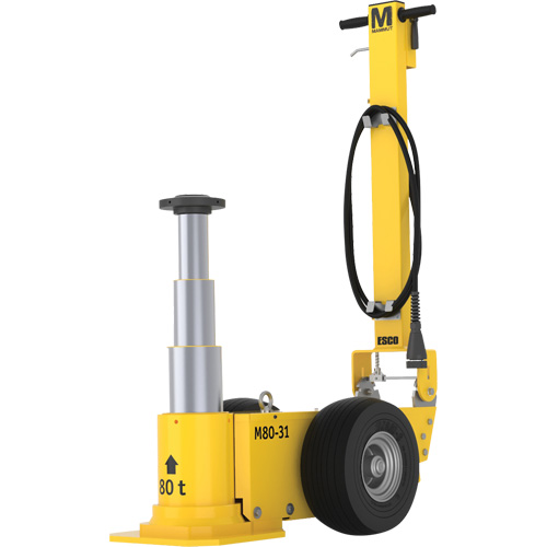 Cric Mammut &agrave; 3 &eacute;tapes, 88 tonnes, Air comprim&eacute;/hydraulique Chandler Sales