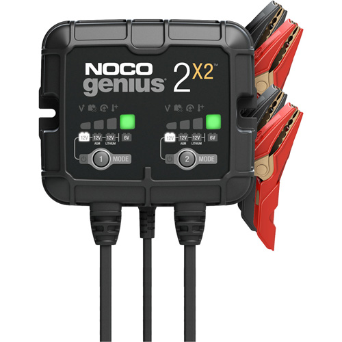Genius&reg; 2X2 2-Bank, 4-Amp Battery Charger Chandler Sales