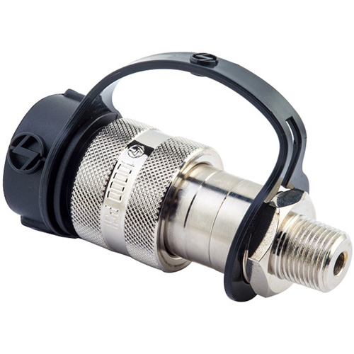 Coupler High Flow Female Side, Steel, 3/8", Female NPTF, 10000 PSI Chandler Sales