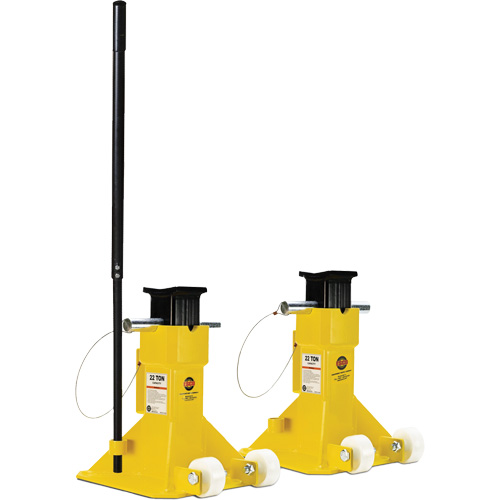 Cric EZ-Wheel, Tige verrouillable, Capacit&eacute; de 22 tonnes, 13-1/2" - 20" h Chandler Sales