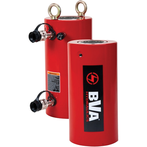 High Tonnage Double Acting Hydraulic Cylinder, 9.84" Stroke, 100 Ton(s) Capacity, 10000 PSI Chandler Sales