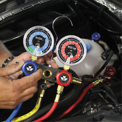 R1234Yf 2-Way Piston Valve Manifold Gauge Set Chandler Sales