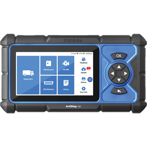 Outil de diagnostic robuste 5" ArtiDiag HD avec fonctions d'entretien Chandler Sales