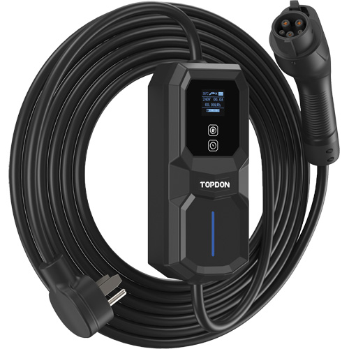 Fiche NEMA 6-50 portable PulseQ AC, 32 A, Niveau 2 CA, Connecteur Type 1 (SAE J1772) Chandler Sales