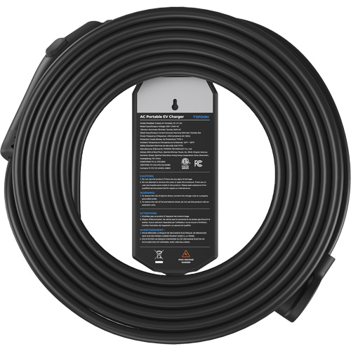 Fiche NEMA 6-50 portable PulseQ AC, 32 A, Niveau 2 CA, Connecteur Type 1 (SAE J1772) Chandler Sales