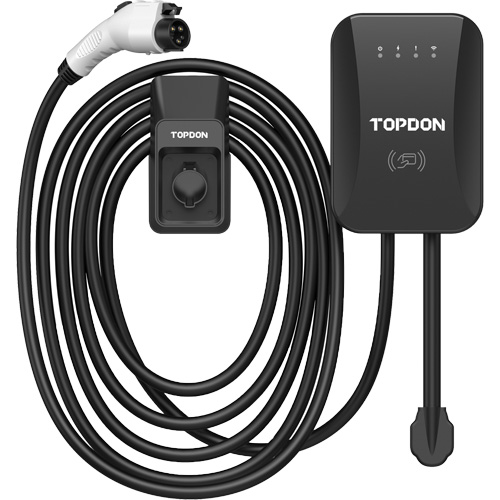 Chargeur r&eacute;sidentiel PulseQ AC pour VE avec mode identification par radiofr&eacute;quence (RFID), 40 A, Niveau 2 CA, Connecteur Type 1 (SAE J1772) Chandler Sales