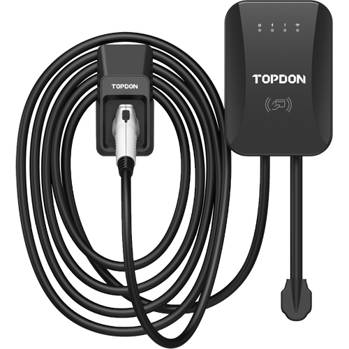 Chargeur r&eacute;sidentiel PulseQ AC pour VE avec mode identification par radiofr&eacute;quence (RFID), 40 A, Niveau 2 CA, Connecteur Type 1 (SAE J1772) Chandler Sales