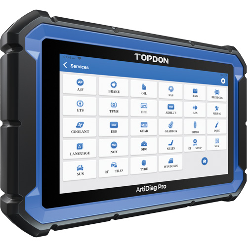 Outil de diagnostic ArtiDiag Pro 7" avec fonctions de service et commandes bidirectionnelles Chandler Sales