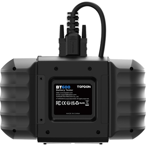 Testeur de batterie 12?V et de syst&egrave;mes 12?V/24?V BT600 avec imprimante int&eacute;gr&eacute;e Chandler Sales