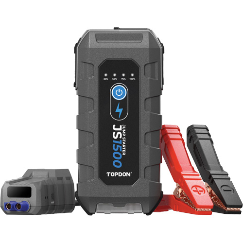 D&eacute;marreur d'appoint, survolteur, banque d'alimentation et lampe de poche JumpSurge1500 Chandler Sales