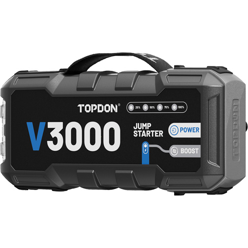Survolteur, banque d'alimentation et lampe de poche V3000 Chandler Sales