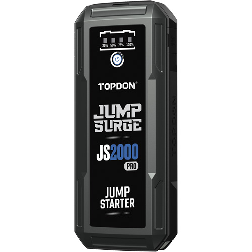 D&eacute;marreur de secours, banque d'alimentation et lampe de poche JumpSurge2000Pro &agrave; 2500 A de pointe Chandler Sales