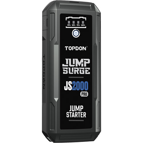 D&eacute;marreur de secours, banque d'alimentation et lampe de poche JumpSurge2000Pro &agrave; 2500 A de pointe Chandler Sales