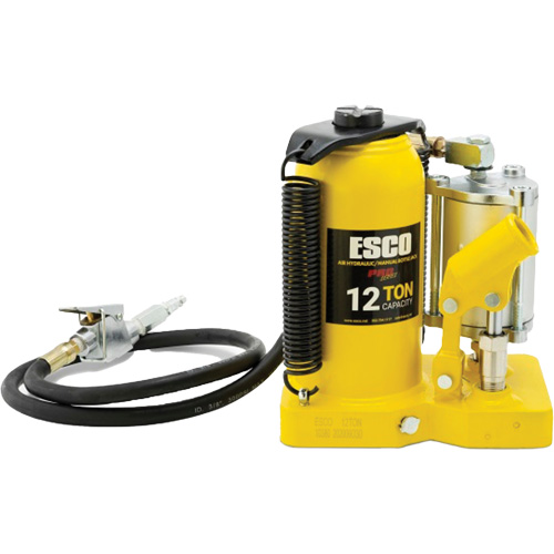 Pro Series Bottle Jack, 12 Ton(s), Air Hydraulic, 18-1/2" Raised Height Chandler Sales