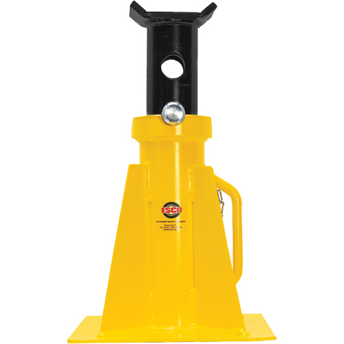 Support de v&eacute;rin &agrave; goupille, Tige verrouillable, Capacit&eacute; de 25 tonnes, 15-3/4" - 26-3/4" h Chandler Sales