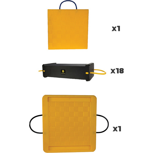 20-Piece CribLok Composite Cribbing System Kit Chandler Sales