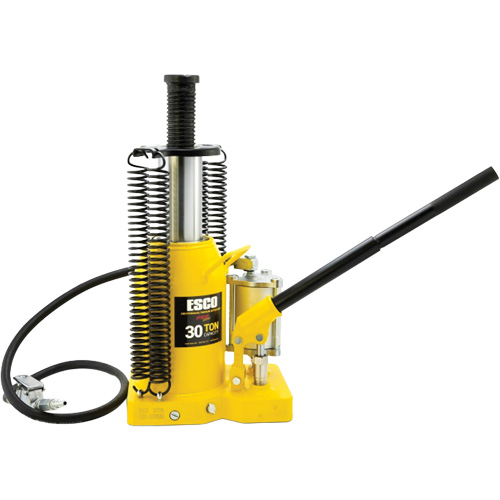 Pro Series  Bottle Jack, 30 tons, Air Hydraulic, 20" Raised Height Chandler Sales