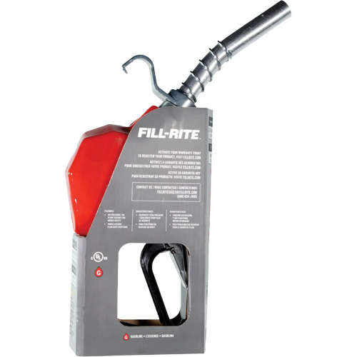 Red Automatic Gasoline Spout Nozzle Chandler Sales