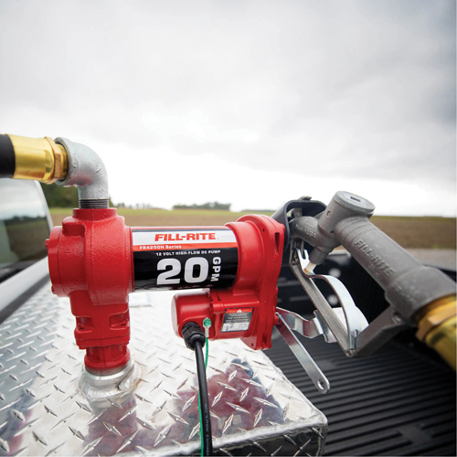 Pompe de transfert de carburant 12 V CC avec pistolet Chandler Sales