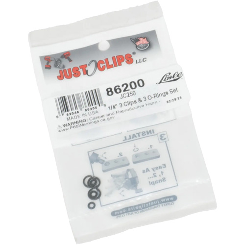 1/4" Clips & O-Rings Set Chandler Sales