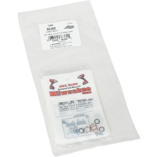 3/8" Clips & O-Rings Set for Milwaukee - Bulk Chandler Sales