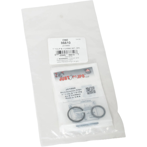 1" Clips & O-Rings Set - Bulk Chandler Sales