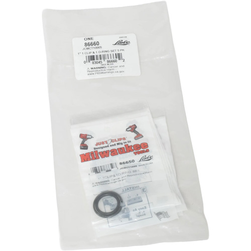 1" Clips & O-Rings Set for Milwaukee - Bulk Chandler Sales
