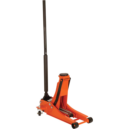 Cric de service &agrave; profil bas avec chandelles de s&eacute;curit&eacute;, 3 tonne(s) Capacit&eacute;, 2-19/20" Abaiss&eacute;e, 19-9/10" &eacute;lev&eacute;e, Hydraulique &agrave; main Chandler Sales