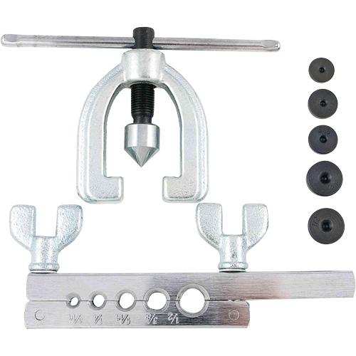 Trousse d'outils d'&eacute;vasement double SAE de 7 morceaux avec coffret moul&eacute; par soufflage Chandler Sales