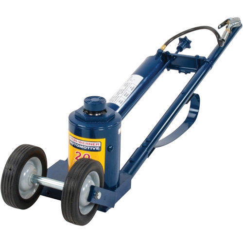 Cric pneumatique pour camion, 20 tonne(s) Capacit&eacute;, 9-1/2" Abaiss&eacute;e, 17-1/2" &eacute;lev&eacute;e, Air comprim&eacute;/hydraulique Chandler Sales