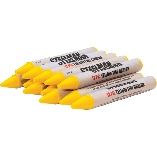 Semi-Permanent Yellow Tire Marking Crayons Chandler Sales