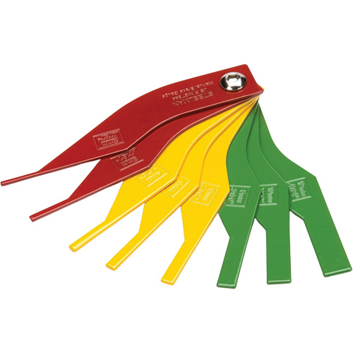 8-Piece Colour-Coded Brake Lining Thickness Gauge Chandler Sales