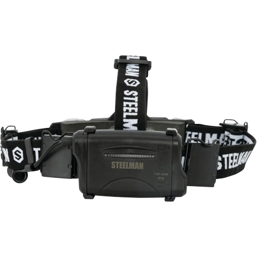Slim Profile Motion Activated Headlamp with Rear Red Blinker, LED, 250 Lumens, 3 Hrs. Run Time, AA Batteries Chandler Sales