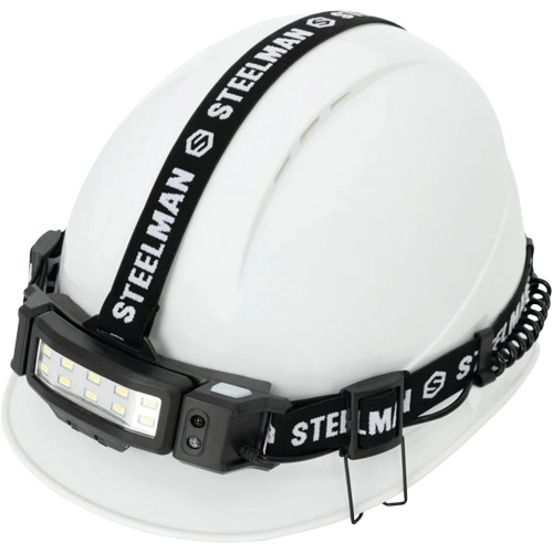Slim Profile Motion Activated Headlamp with Rear Red Blinker, LED, 250 Lumens, 3 Hrs. Run Time, AA Batteries Chandler Sales