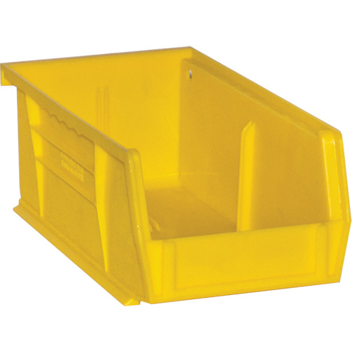 Bacs Hook-On Bins, 4" la x 3" H x 7" p, Jaune, Capacit&eacute; 10 lb Chandler Sales