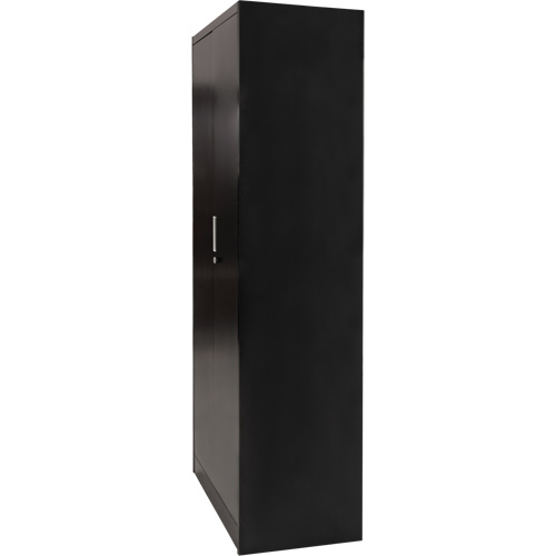 Armoire de rangement combin&eacute;e, 36" la x 18" p x 72" h, Noir Chandler Sales