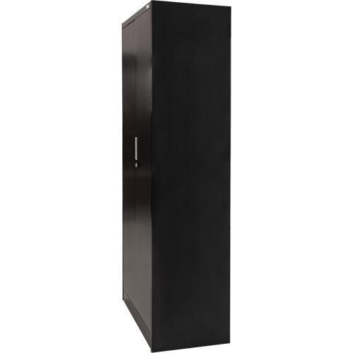 Armoire de rangement Hi-Boy, Acier, 4 Tablettes, 72" h x 36" la x 18" P, Noir Chandler Sales