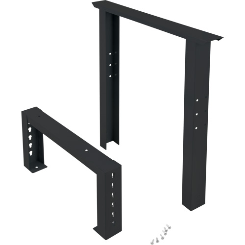 Pattes d'&eacute;tabli pour service industriel, Acier, 24" p x 34" h, Simple Chandler Sales