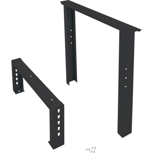 Pattes d'&eacute;tabli pour service industriel, Acier, 30" p x 34" h, Simple Chandler Sales