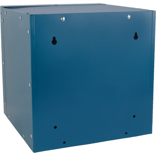 Stackable Cube Locker, 12" x 12" x 12", Steel, Blue, Knocked Down Chandler Sales
