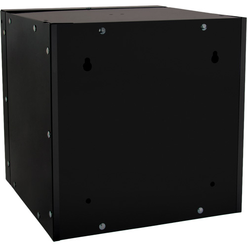 Stackable Cube Locker, 12" x 12" x 12", Steel, Black, Knocked Down Chandler Sales