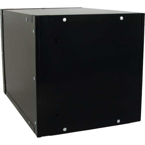 Stackable Cube Locker, 12" x 18" x 12", Steel, Black, Knocked Down Chandler Sales